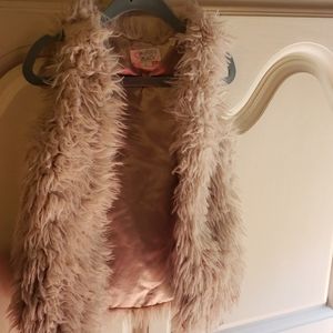 Girls Faux Fur Vest